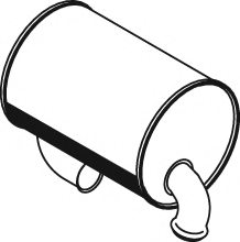 DINEX 24360 Middle-/End Silencer